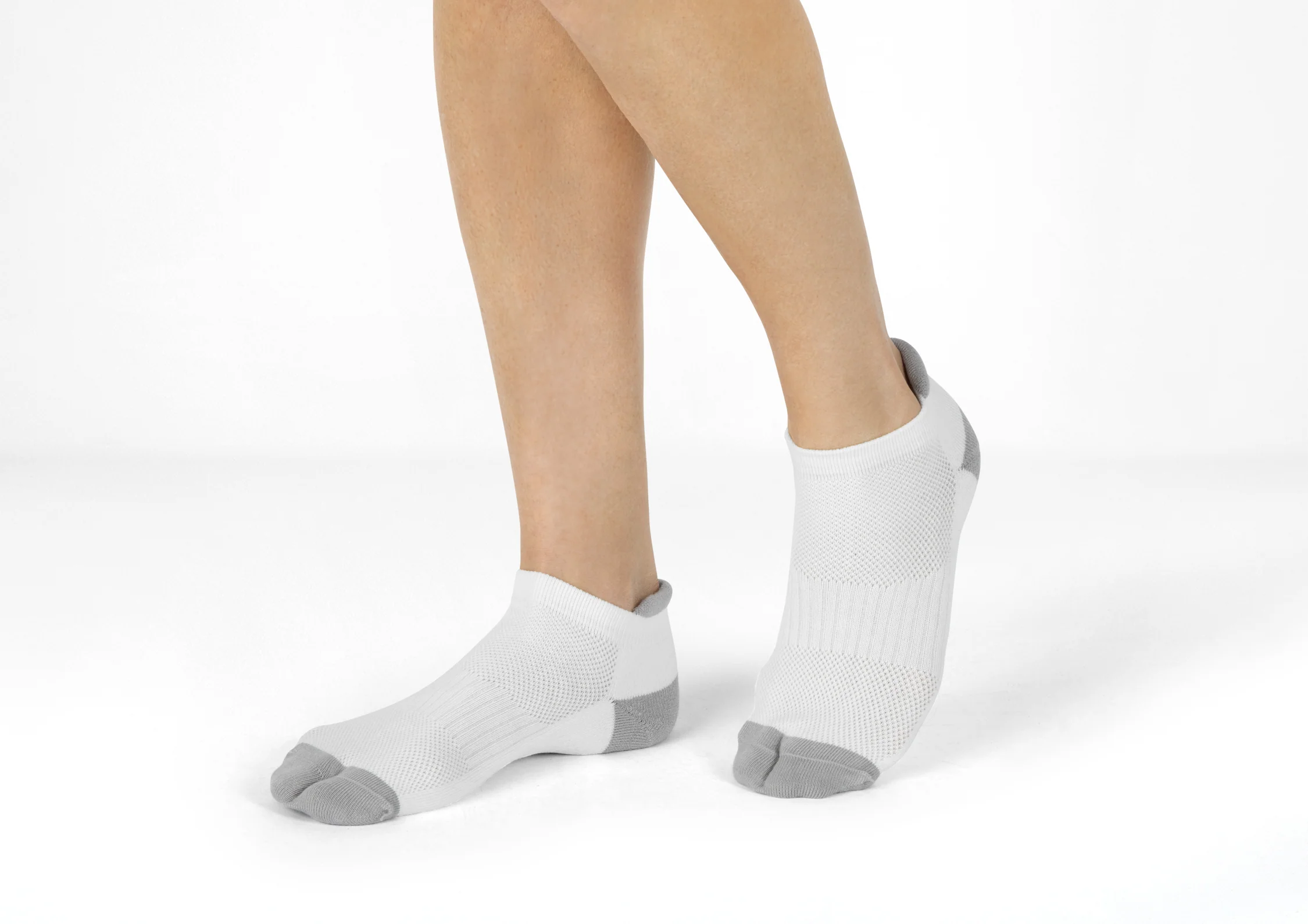 Bunion Relief, Padded Low Cut Socks - White - Image 2