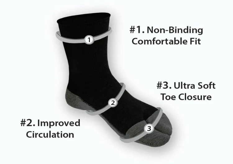 Bunion Relief Socks - Charcoal - Image 5