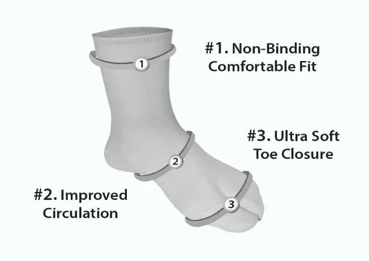Bunion Relief Socks - White - Image 5
