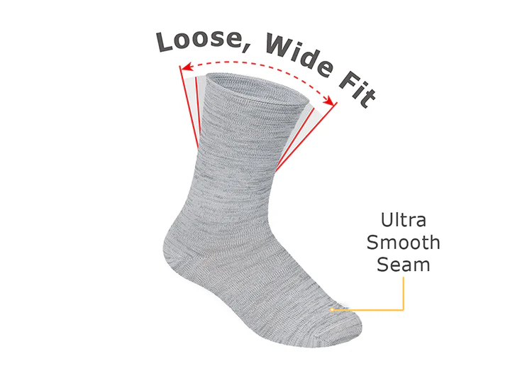 Casual/Dress Socks - Light Gray - Image 4