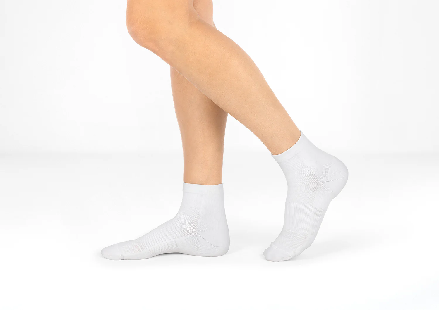 Compression Ankle Socks 20-30 mmHg - White - Image 2