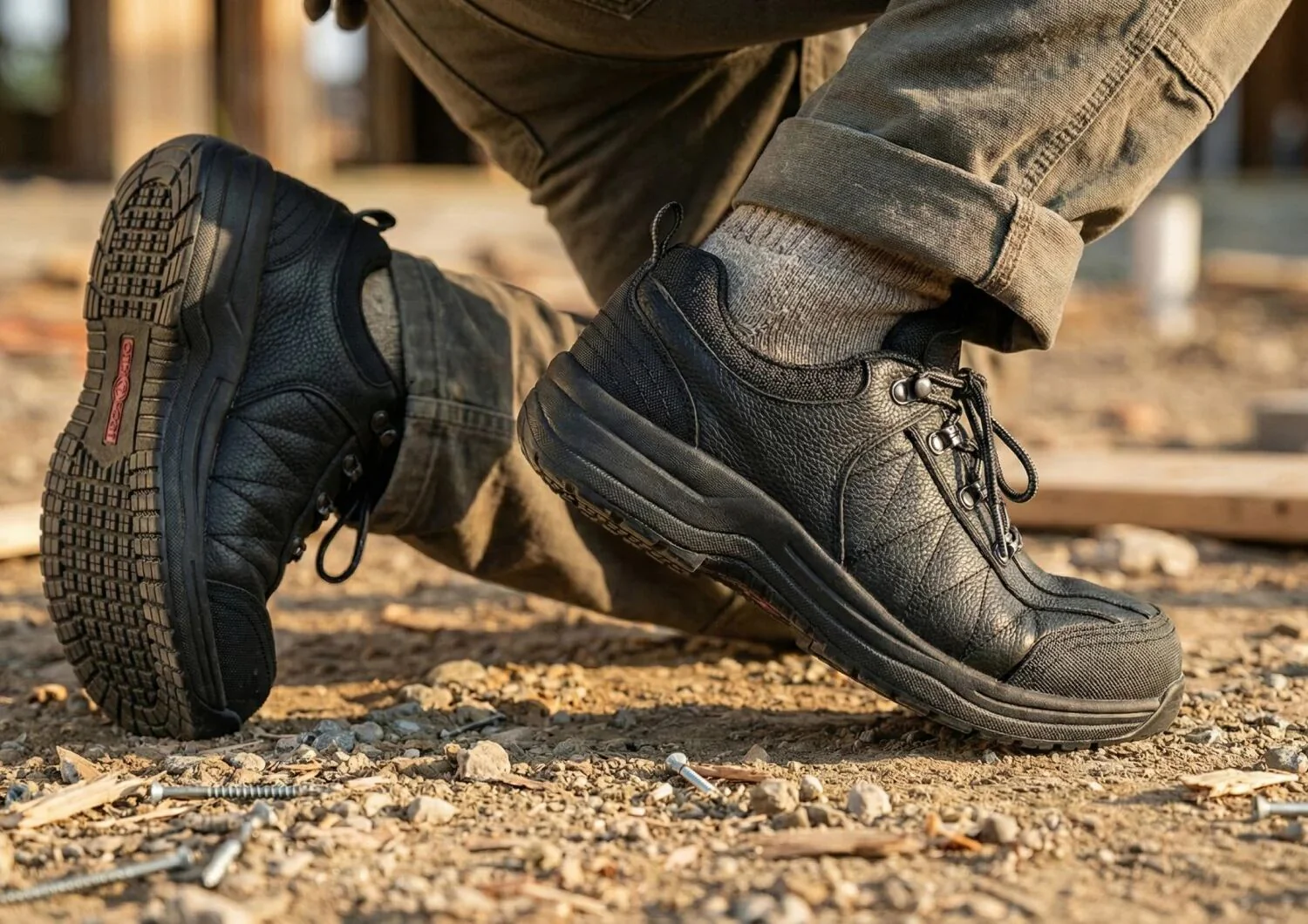 Dolomite Work Shoes - Black - Image 11