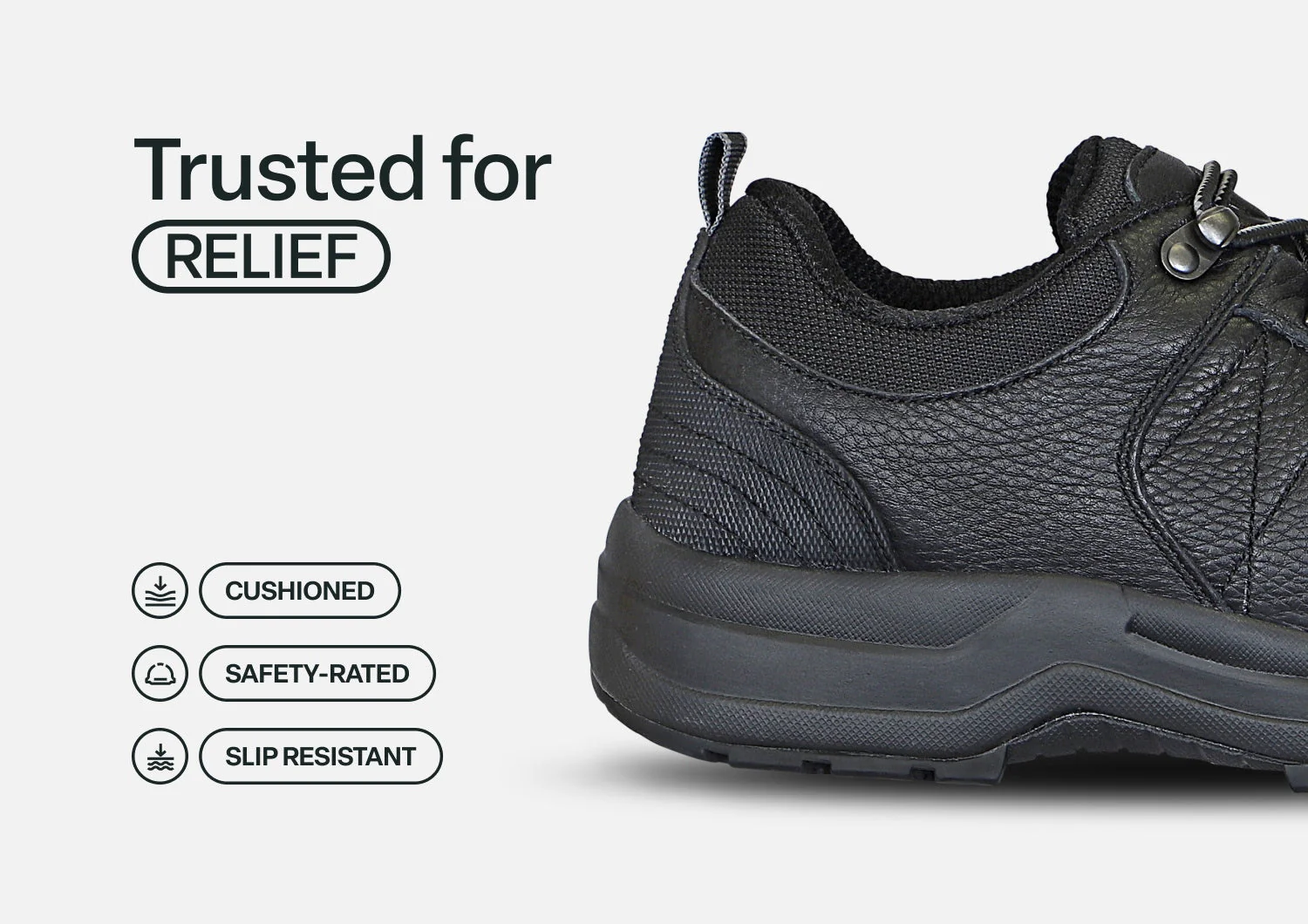 Dolomite Work Shoes - Black - Image 5
