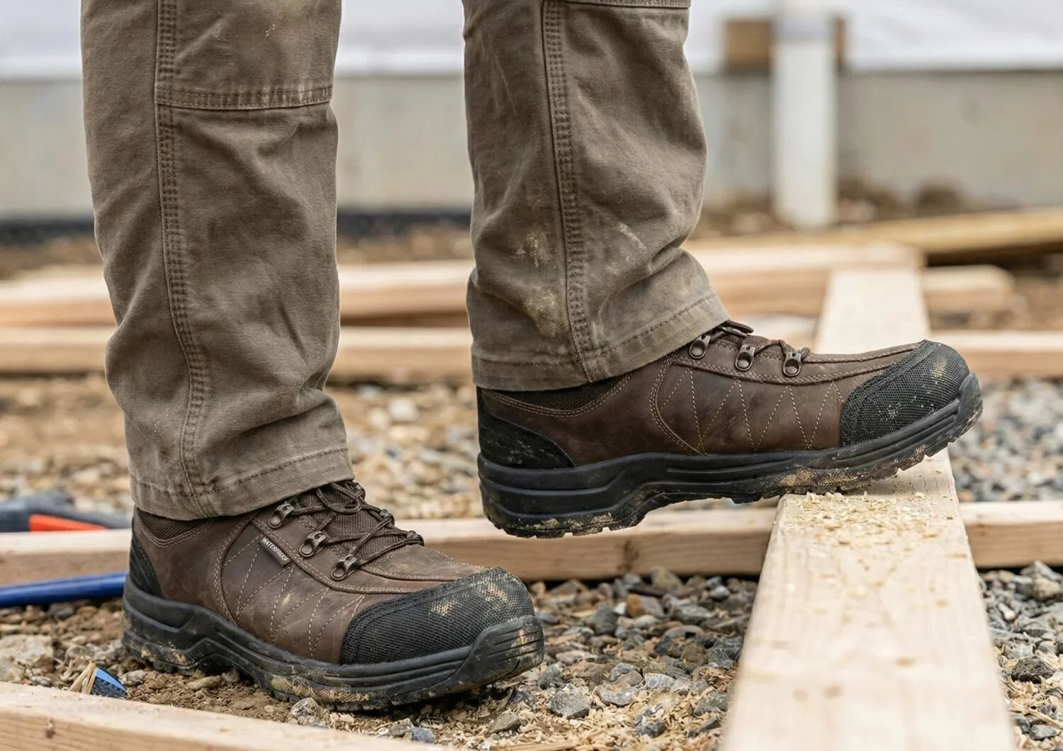 Dolomite Work Shoes - Brown - Image 11