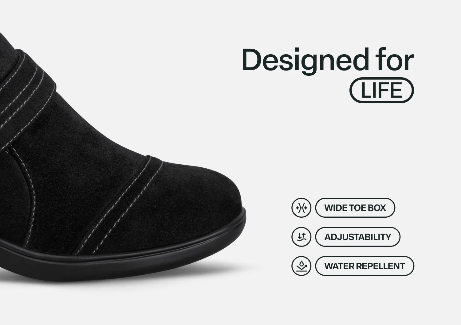 Eva - Black Suede - Image 6