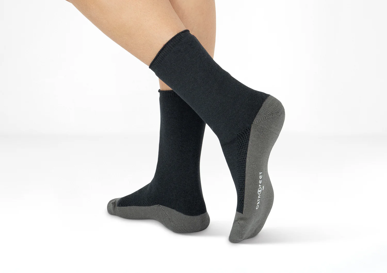 Extra Roomy Socks (Thick) - Charcoal - Image 2
