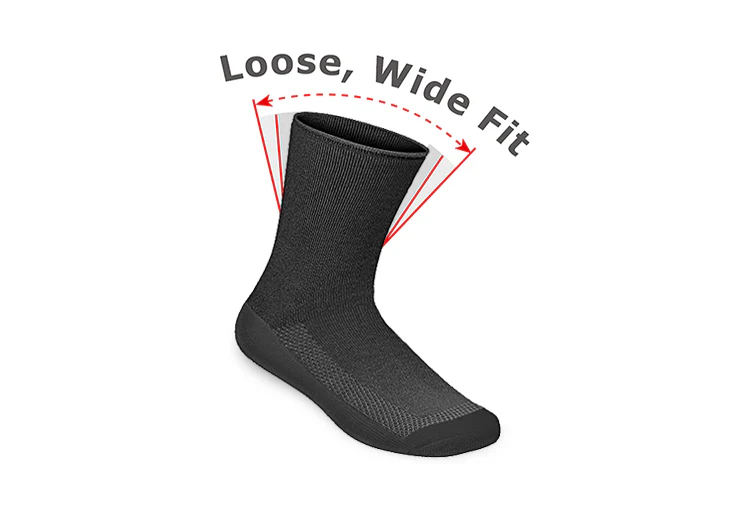 Extra Roomy Socks (Thick) - Charcoal - Image 5