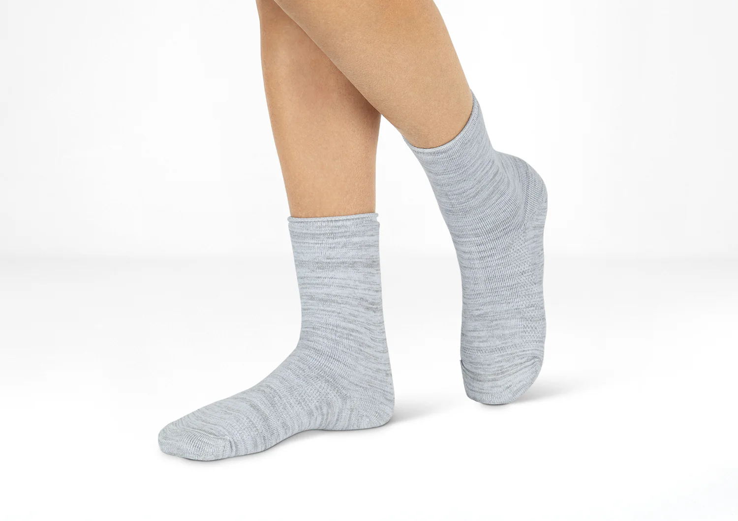 Extra Roomy Socks (Thick) - Gray - Image 2