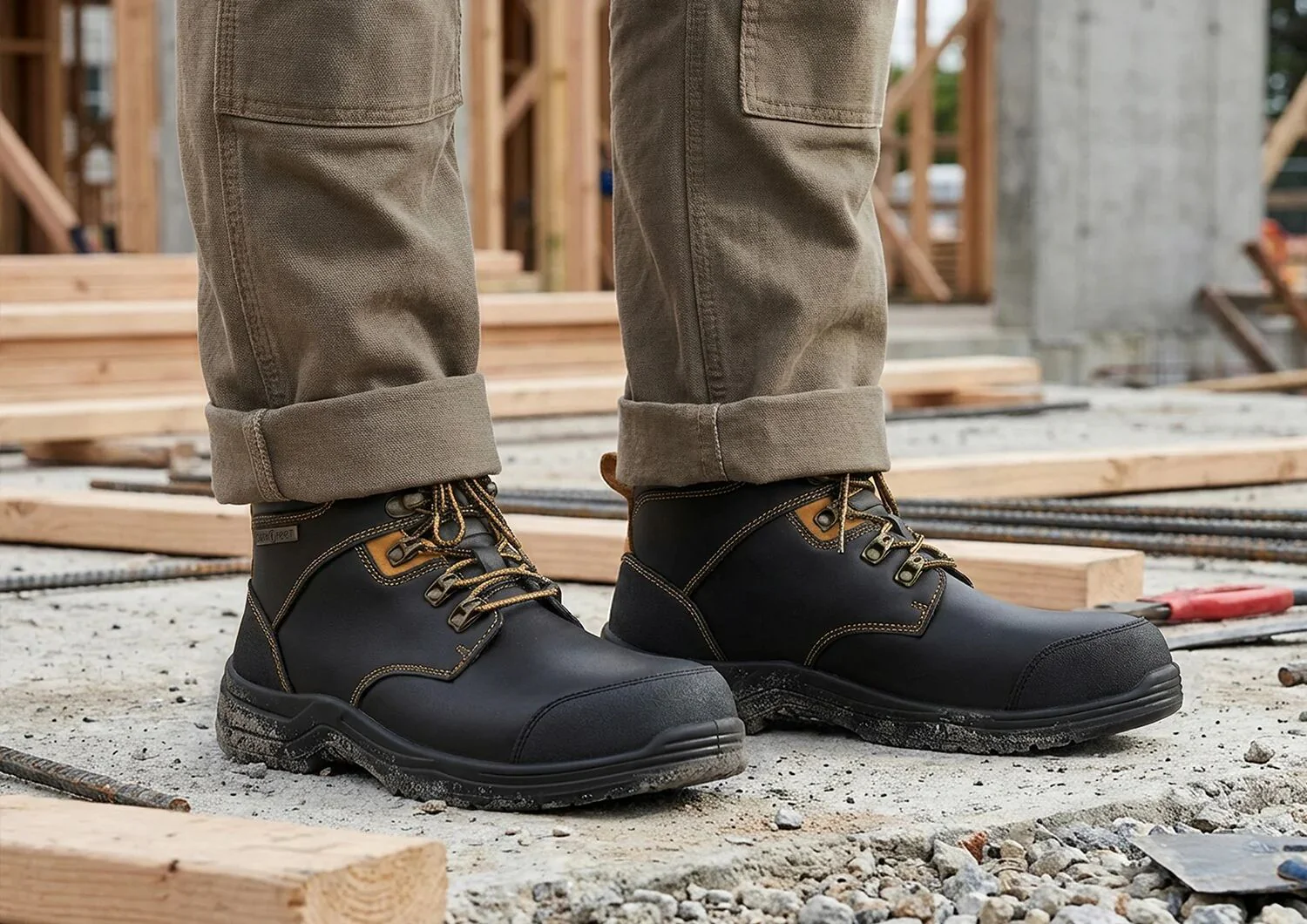 Granite Work Boots - Black - Image 11