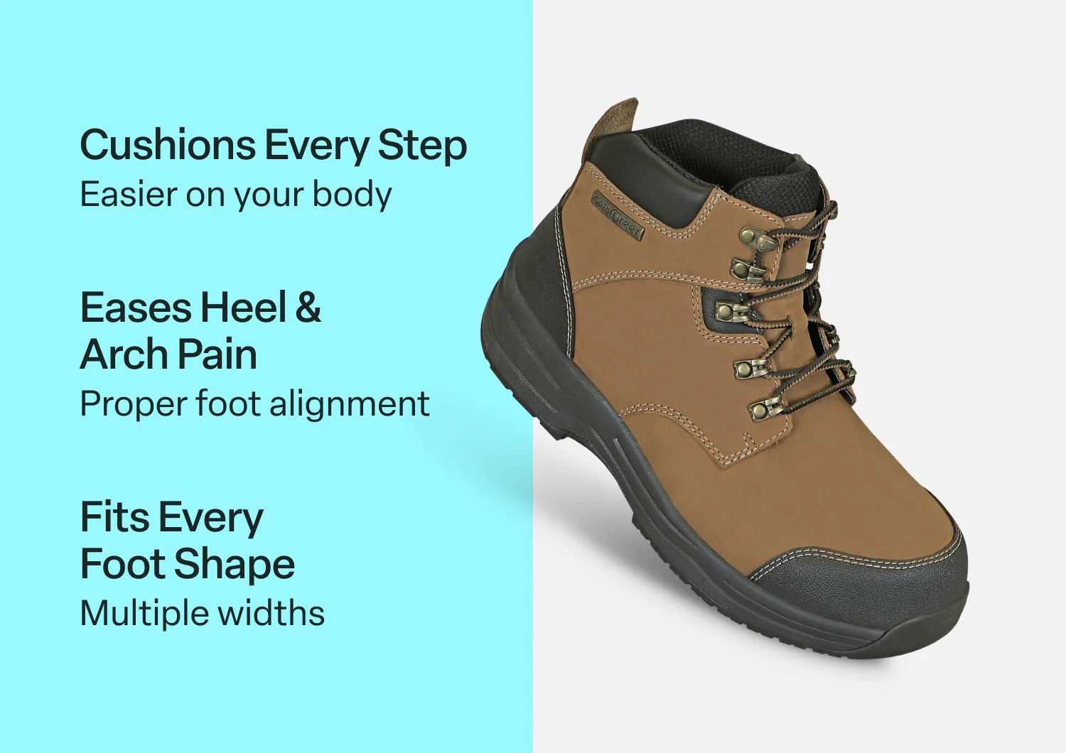 Granite Work Boots - Camel - Image 3