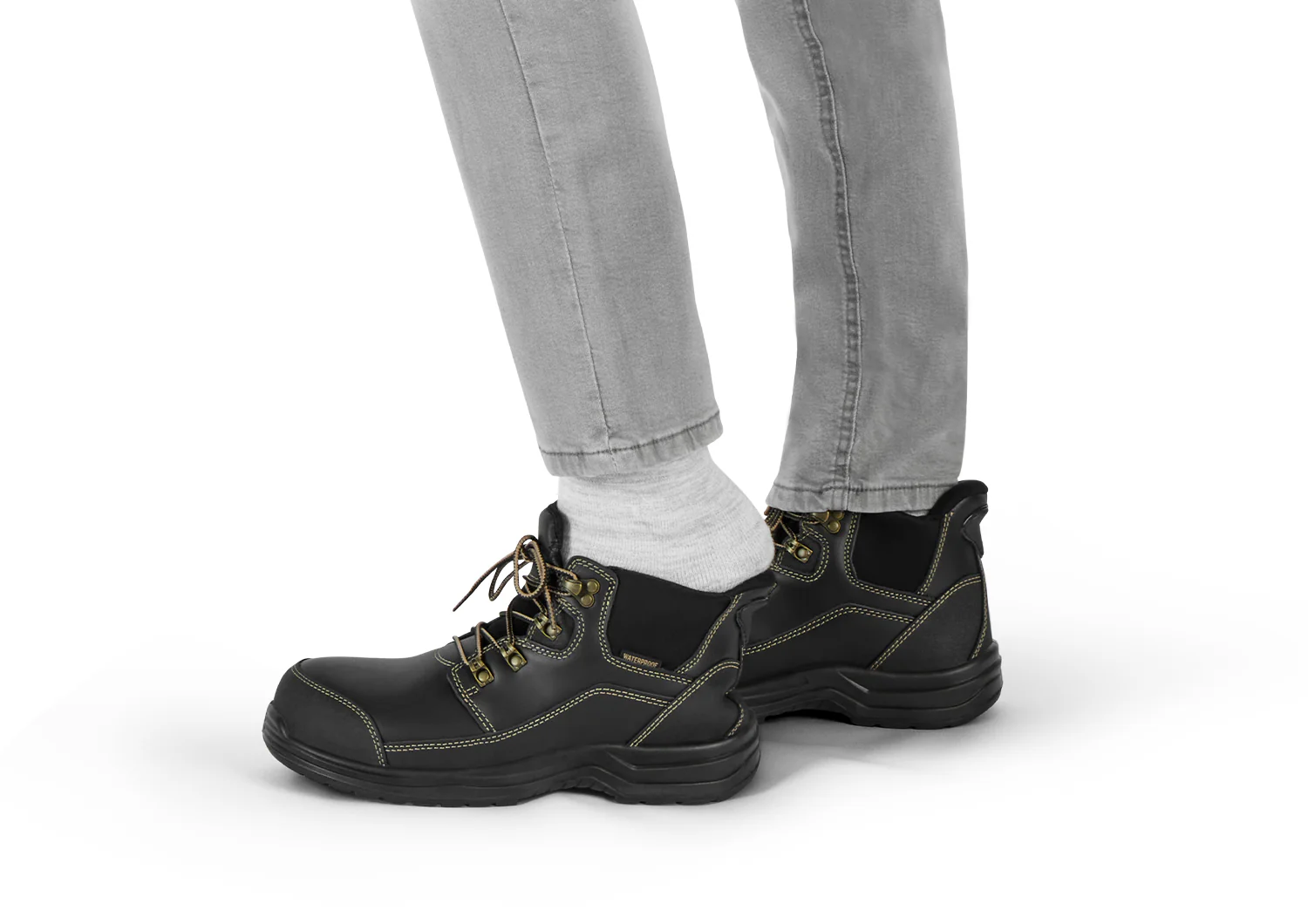 Graphite Hands-Free Work Boots - Black - Image 11