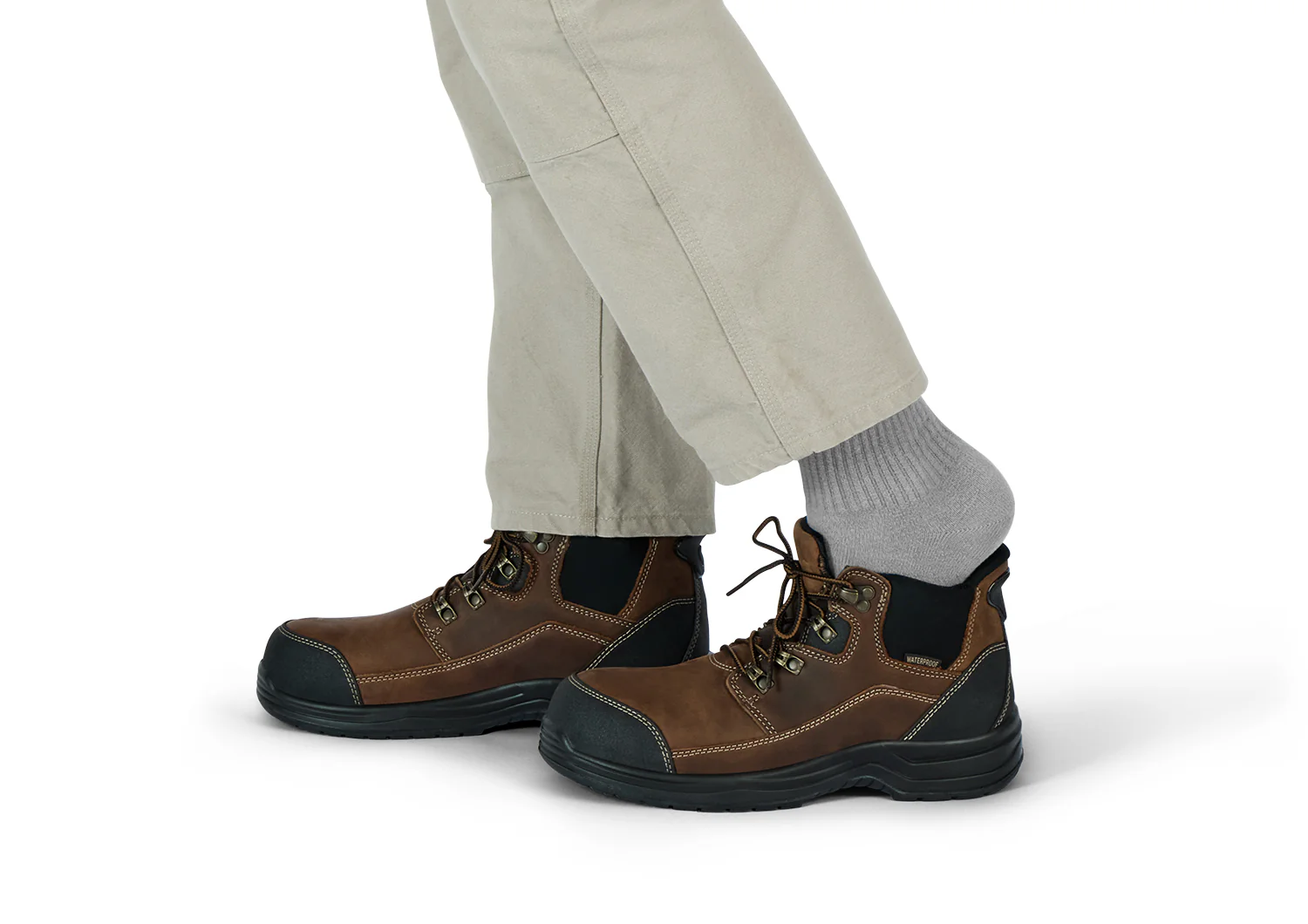 Graphite Hands-Free Work Boots - Brown - Image 11