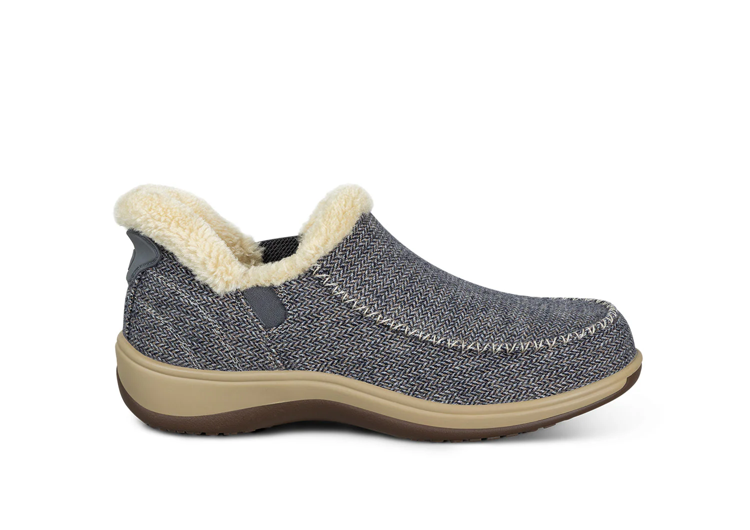 Lorin Hands-Free - Blue Herringbone Wool