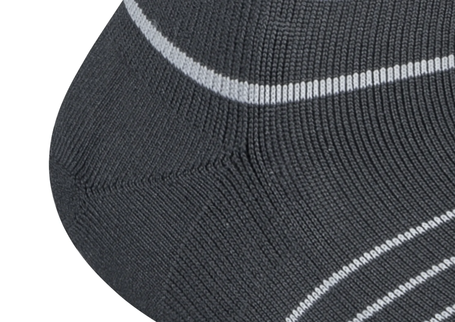Mid-Calf Compression Socks 18-25 mmHg - Dark Gray - Image 4