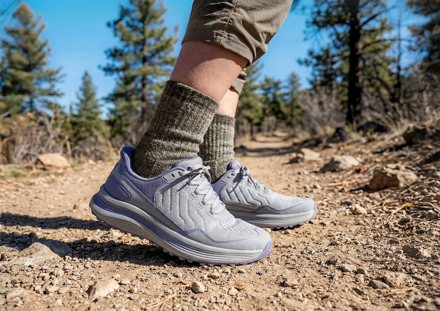 Nira Trail Hands-Free - Gray/Periwinkle - Image 12
