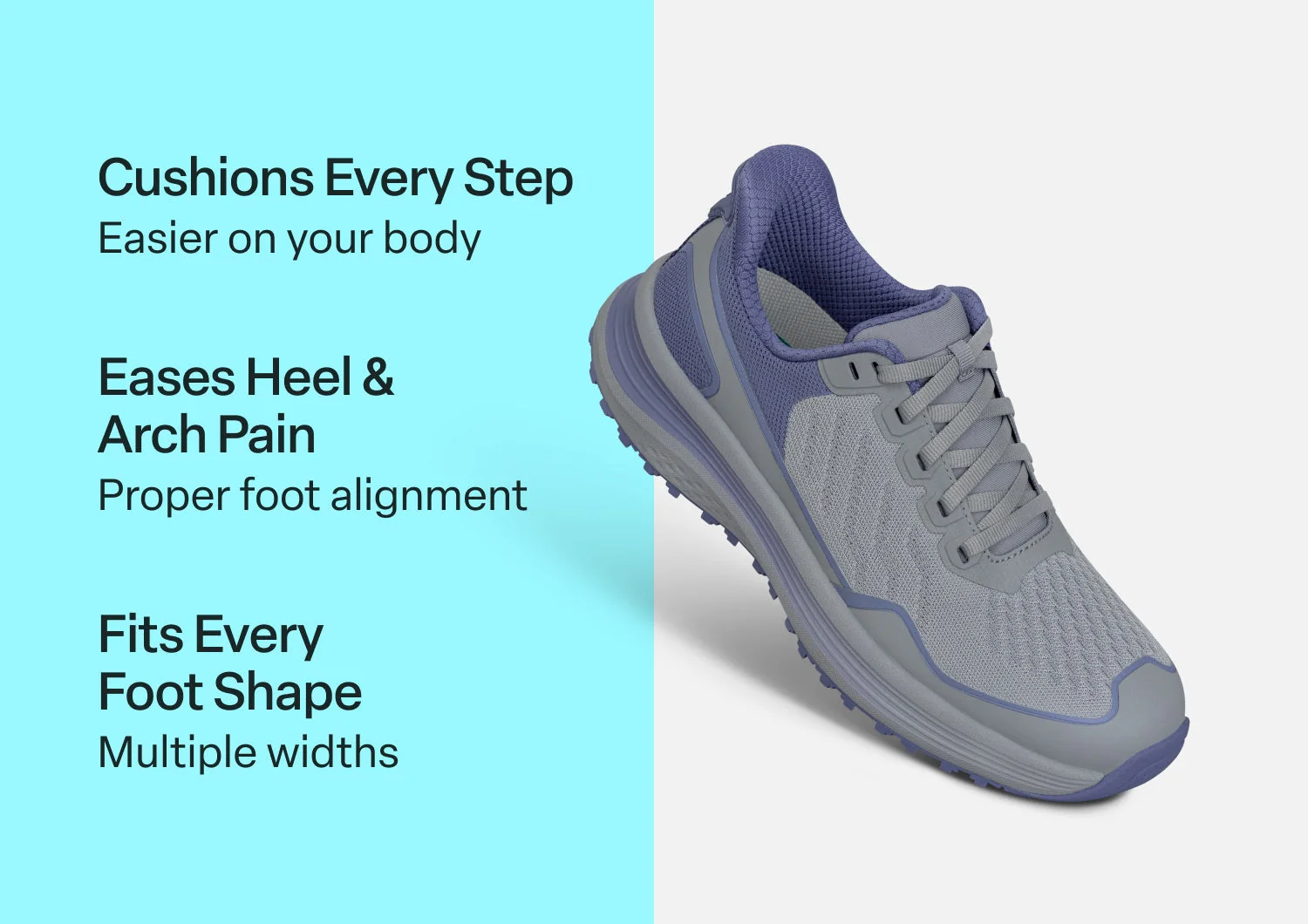 Nira Trail Hands-Free - Gray/Periwinkle - Image 3