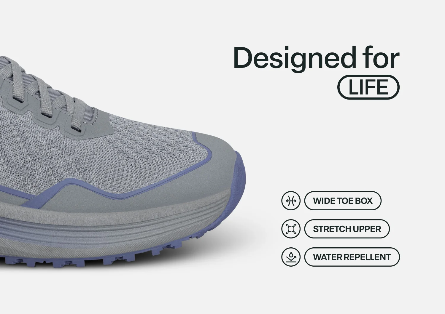Nira Trail Hands-Free - Gray/Periwinkle - Image 6