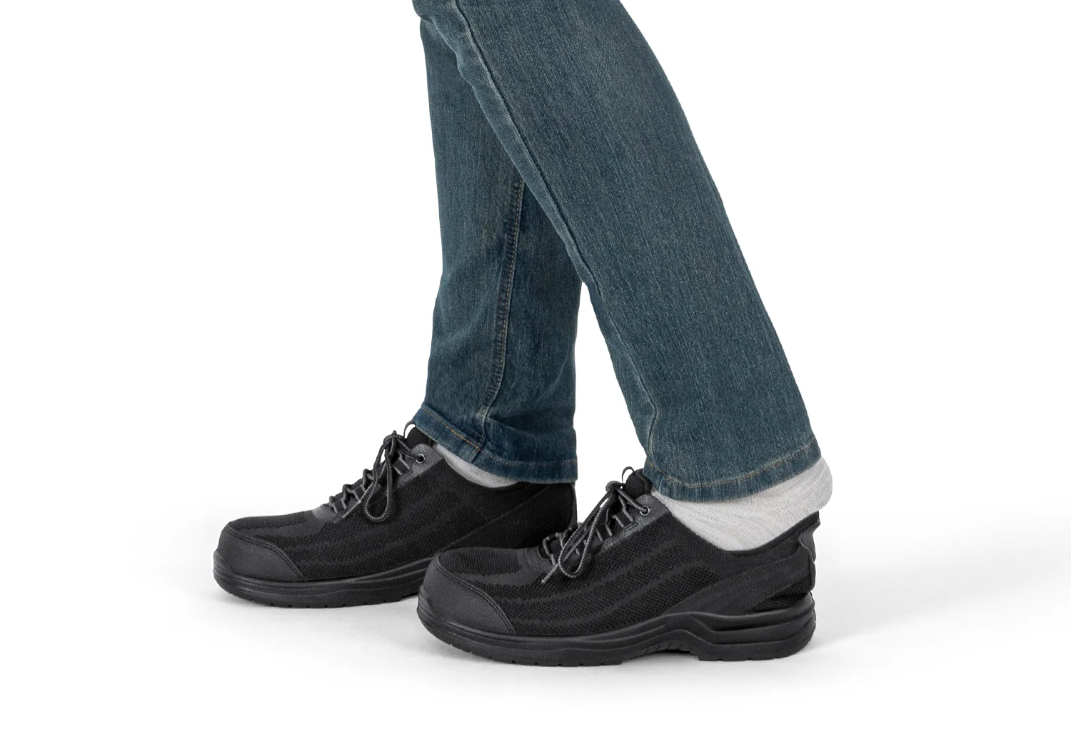 Onyx Hands-Free Work Shoes - Black - Image 11