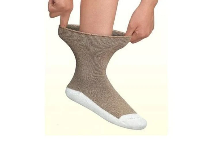 Padded Sole Socks - Dark Brown - Image 5