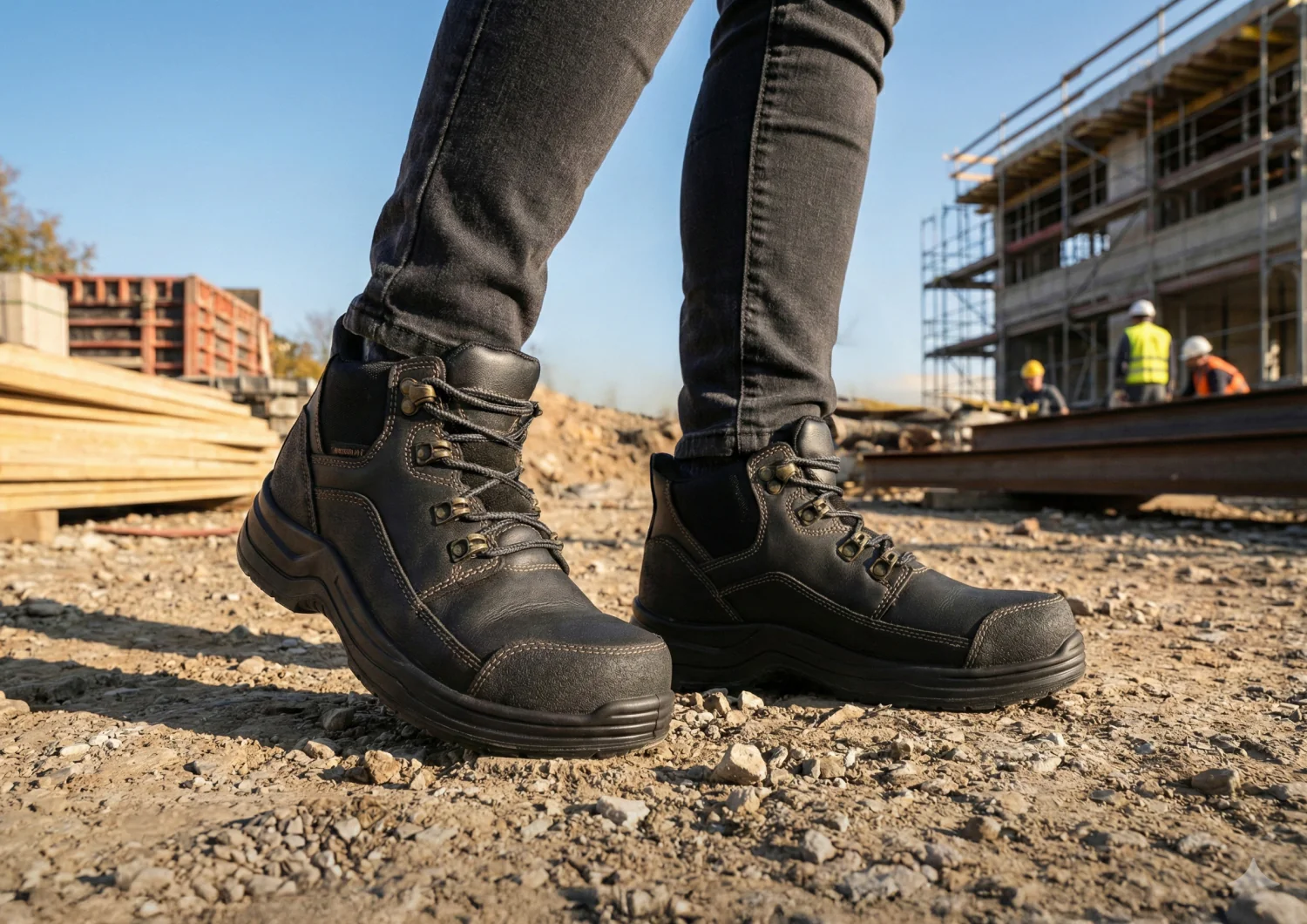 Quartz Hands-Free Work Boots - Black - Image 10