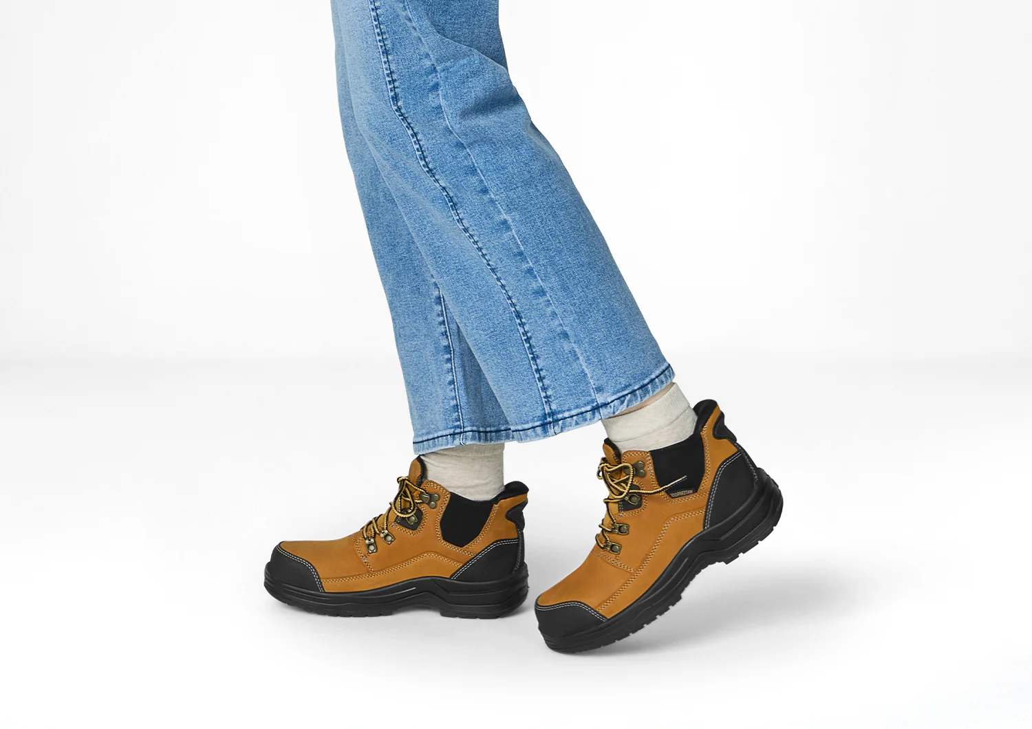 Quartz Hands-Free Work Boots - Wheat - Image 11