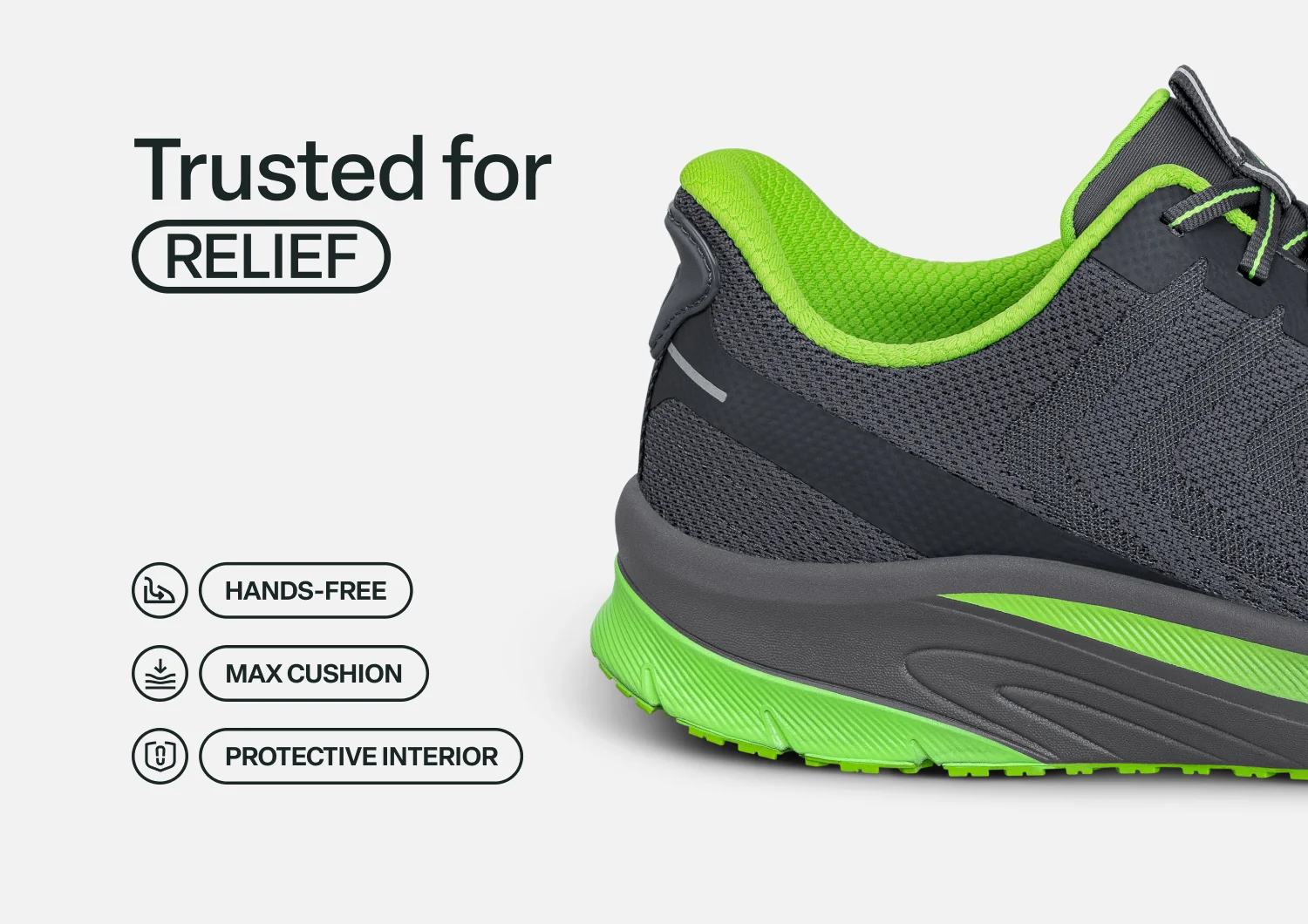 Tilos Hands-Free - Dark Gray/Lime - Image 5